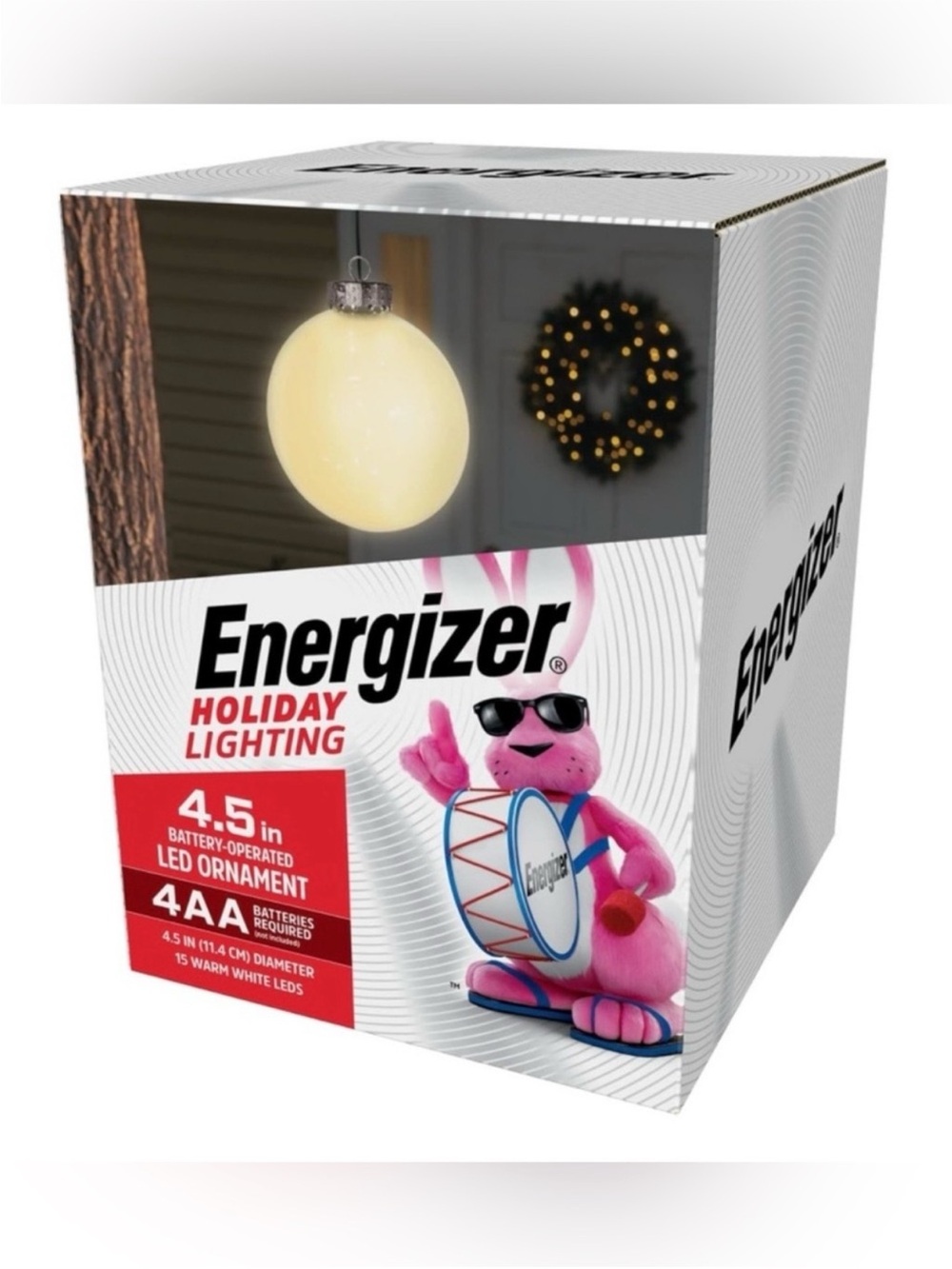 Energizer LED large white ornament